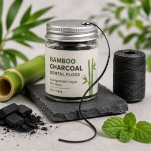 bamboo charcoal dental floss
